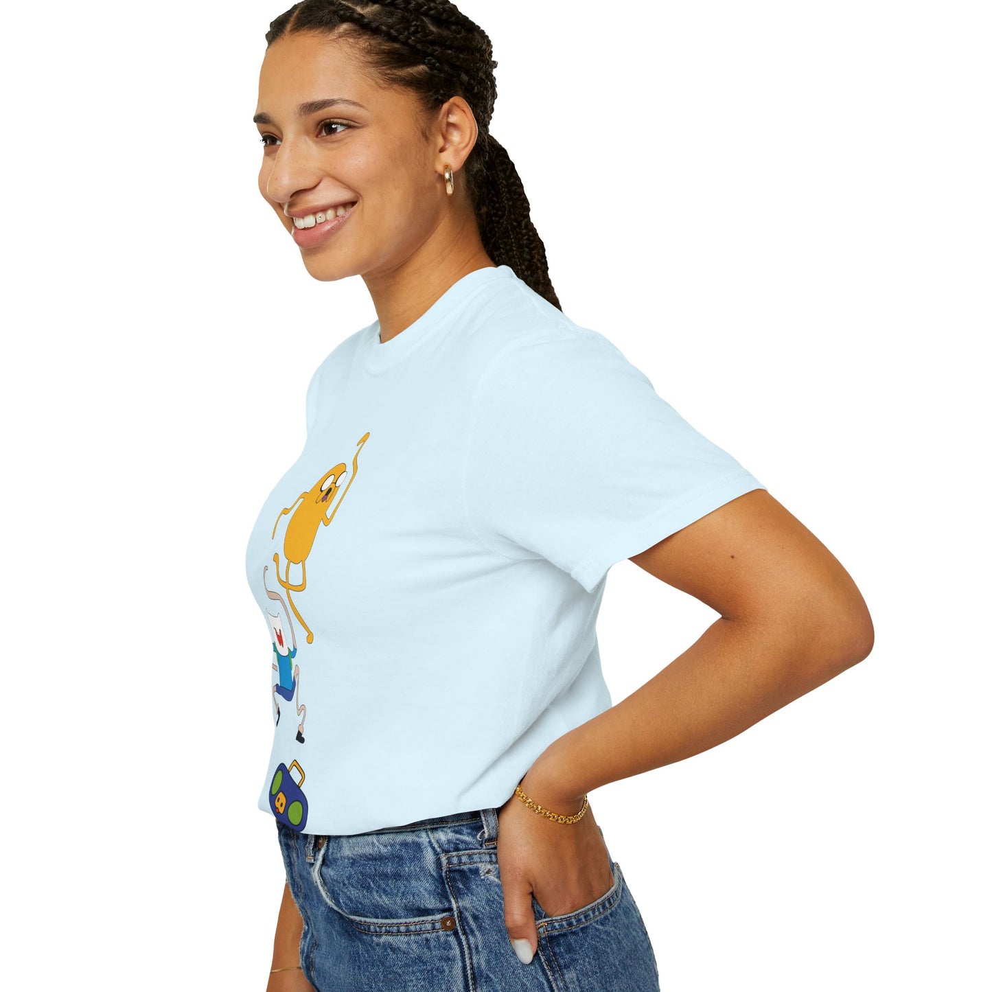 Adventure Time Dance Party T-Shirt — Jake & Radio Cartoon Tee