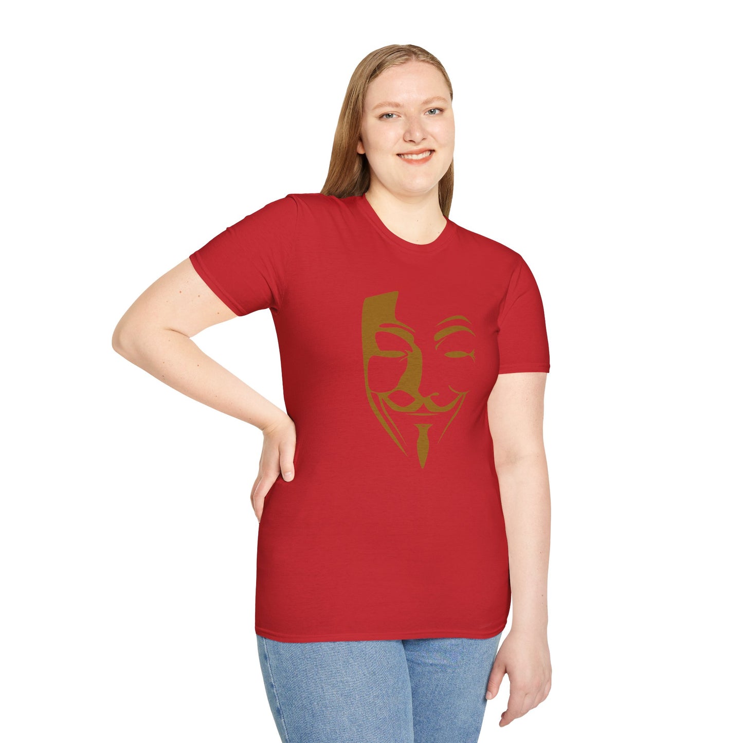 Guy Fawkes Mask T-Shirt — Anonymous/V for Vendetta Inspired Graphic Tee