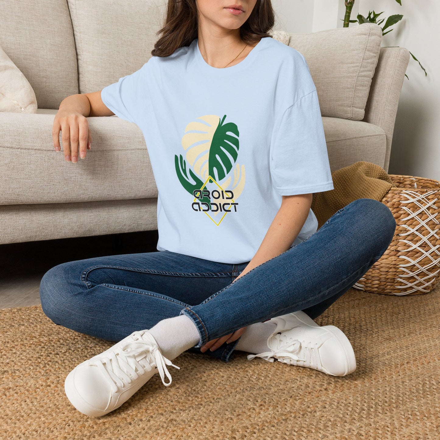 Monstera Leaf Tee - Aroid Addict — Tropical Plant Lover T-Shirt