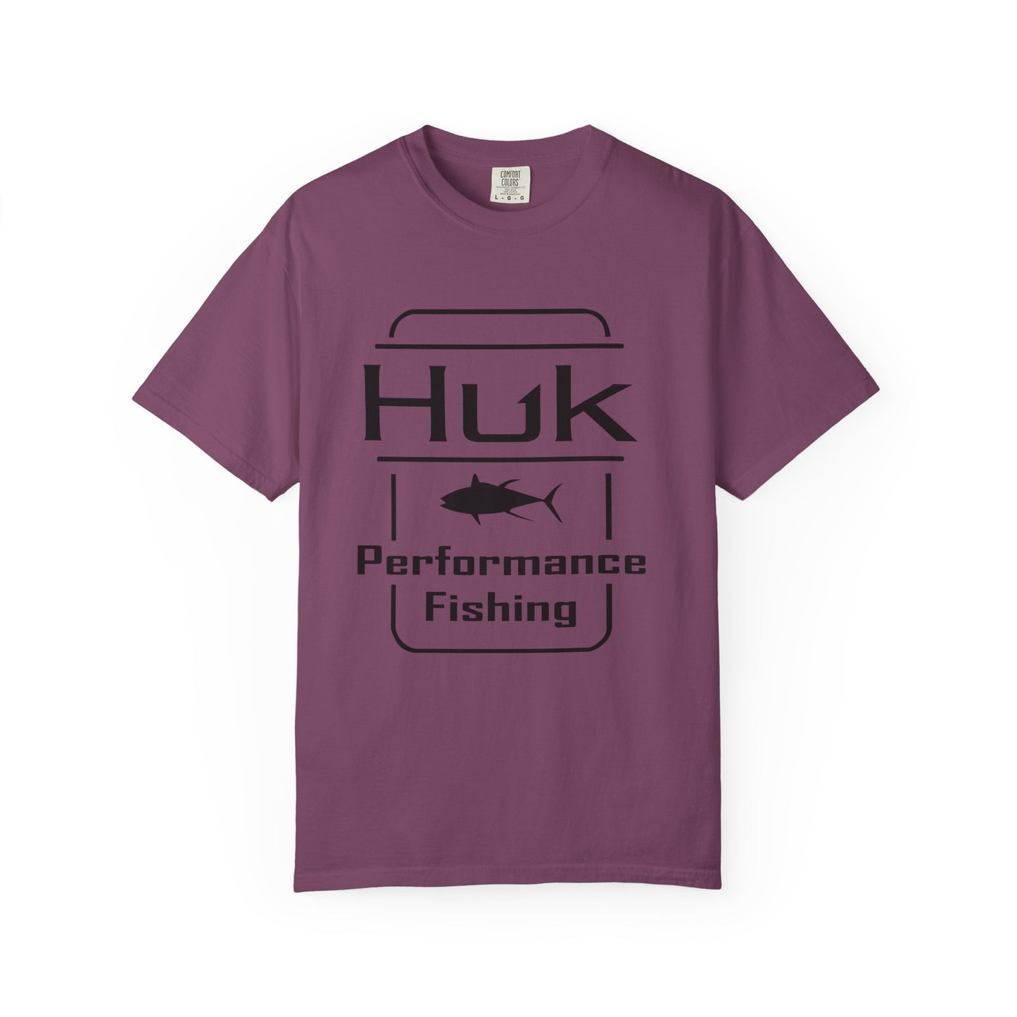HUK Fishing Performance T-Shirt — "Huk Performance Fishing" Graphic Tee