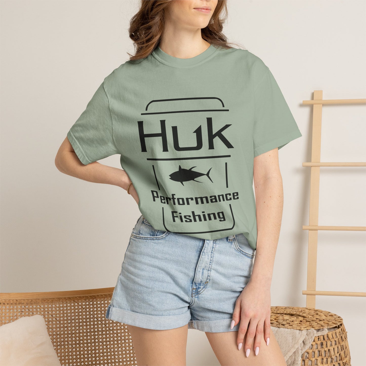 HUK Fishing Performance T-Shirt — "Huk Performance Fishing" Graphic Tee