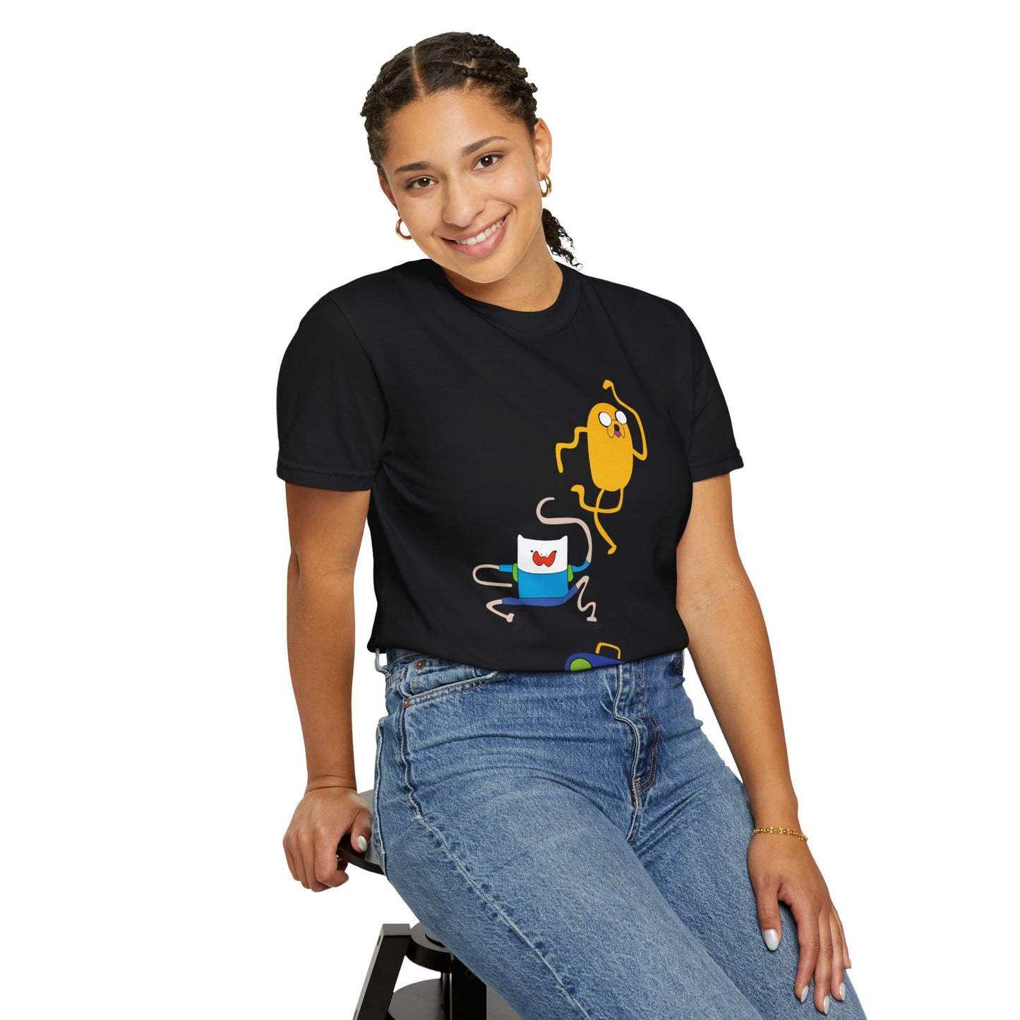 Adventure Time Dance Party T-Shirt — Jake & Radio Cartoon Tee