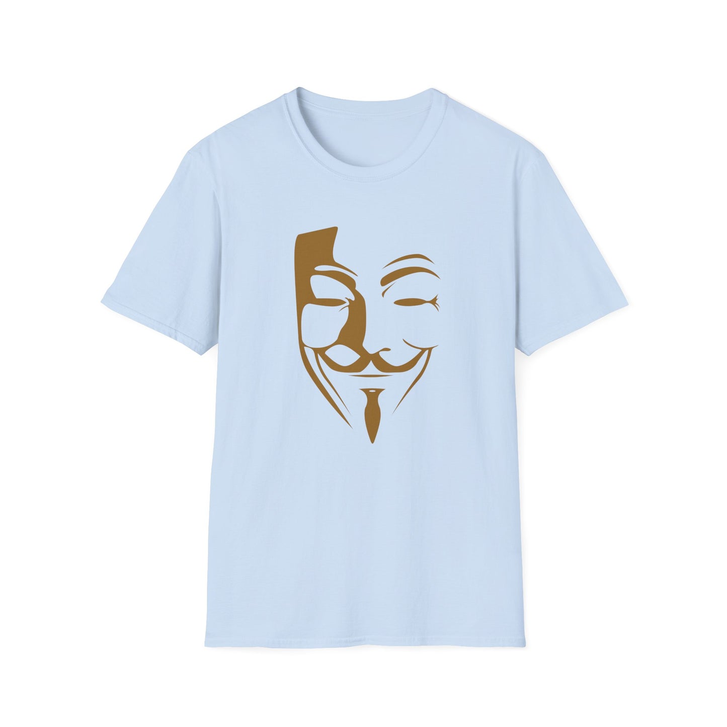 Guy Fawkes Mask T-Shirt — Anonymous/V for Vendetta Inspired Graphic Tee