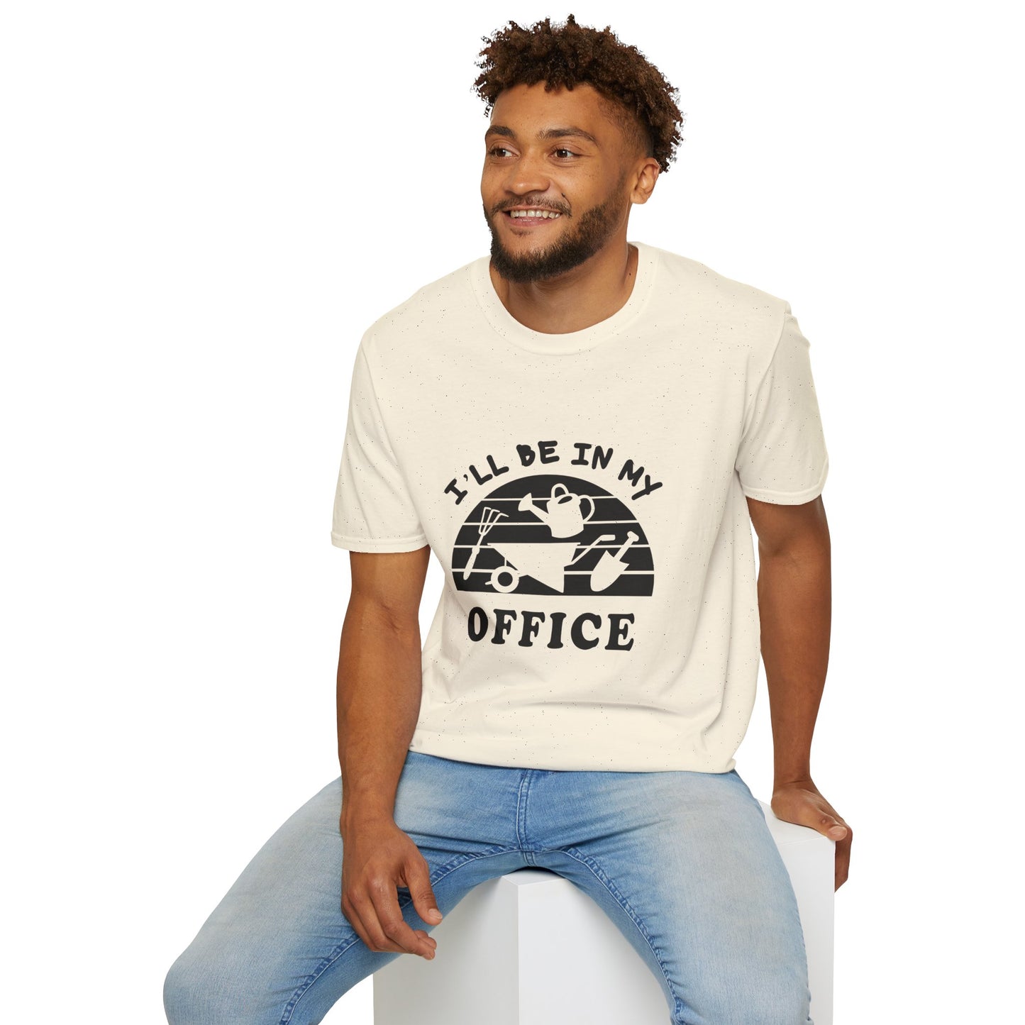Garden Office T-Shirt — "I'll Be In My Office" Plant & Watering Can Tee