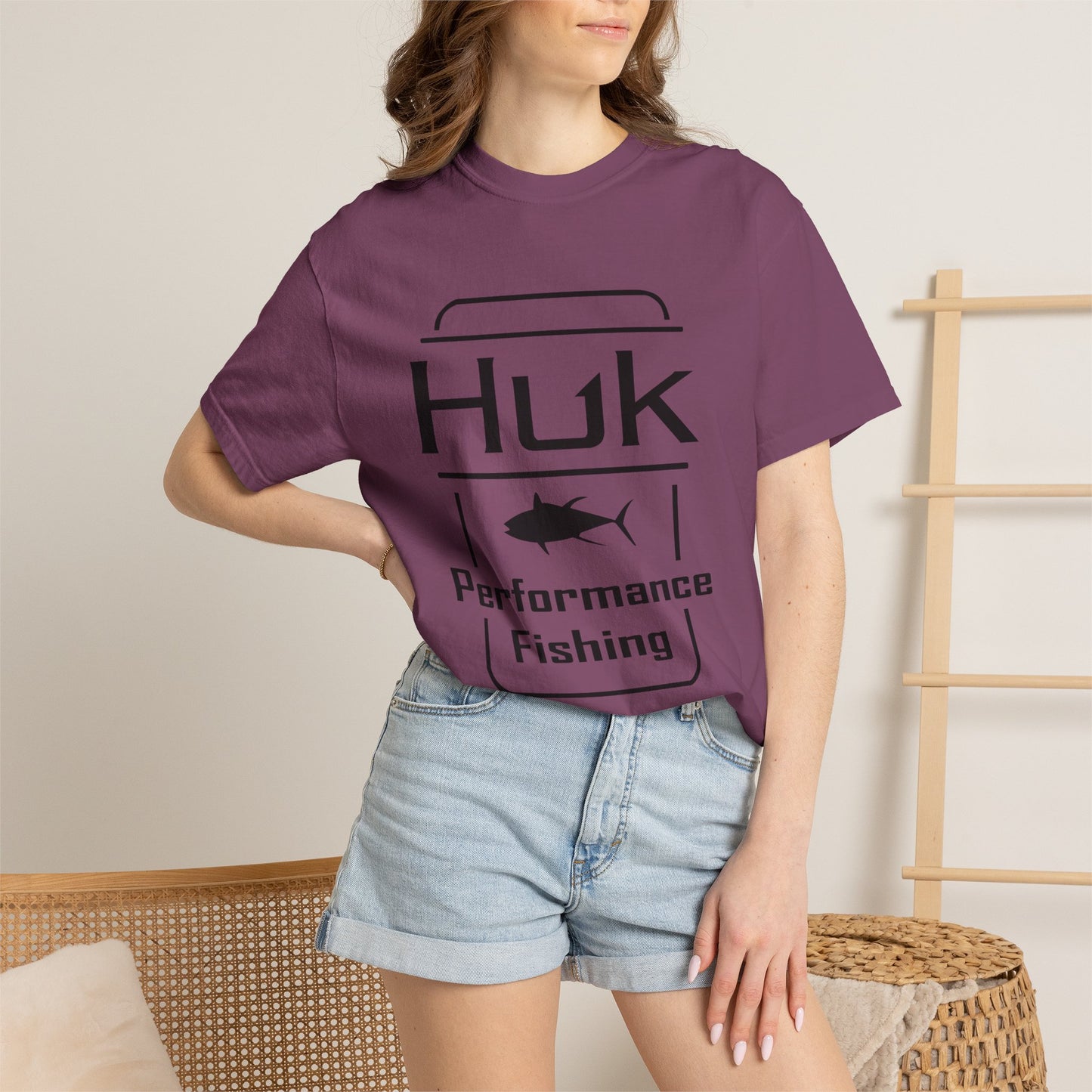HUK Fishing Performance T-Shirt — "Huk Performance Fishing" Graphic Tee