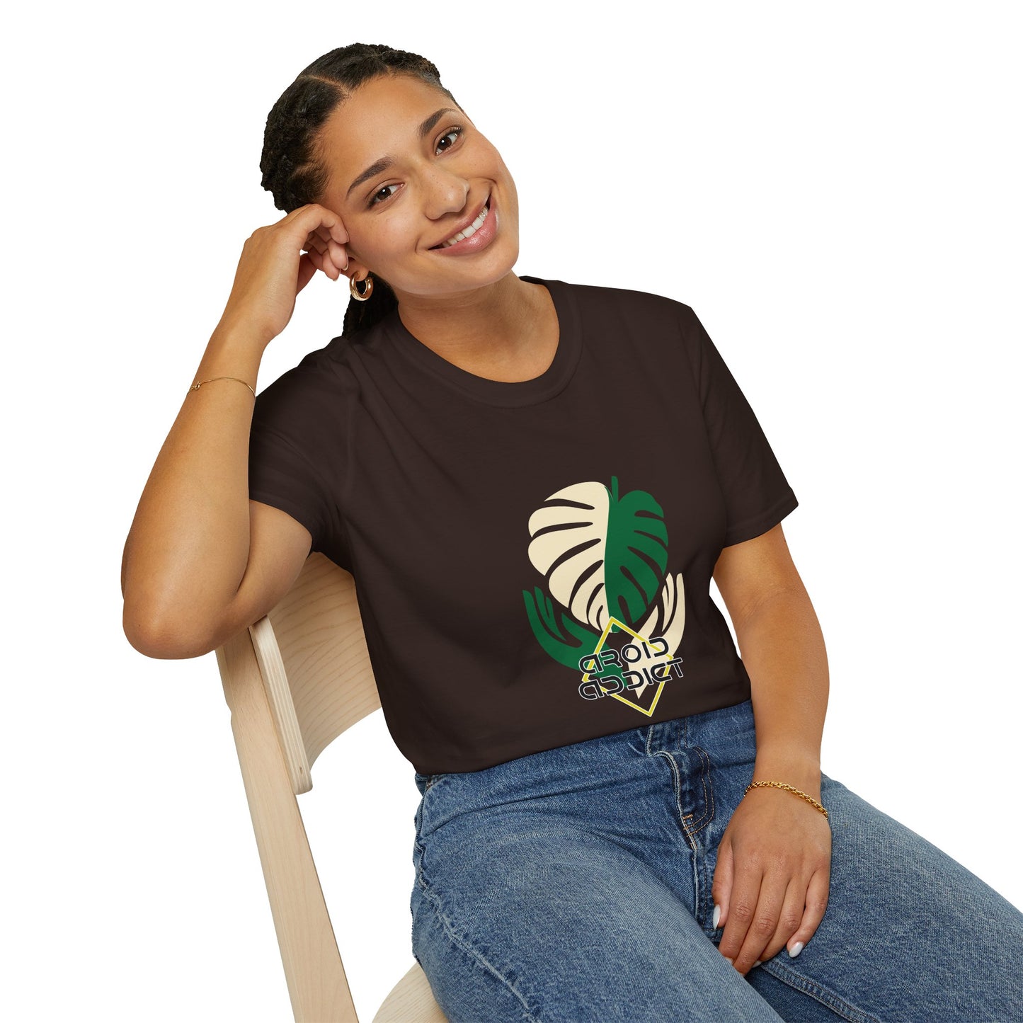 Monstera Leaf Tee - Aroid Addict — Tropical Plant Lover T-Shirt
