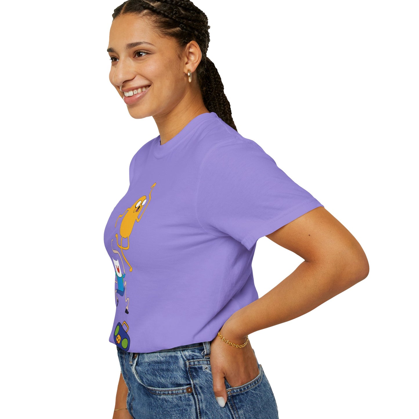 Adventure Time Dance Party T-Shirt — Jake & Radio Cartoon Tee