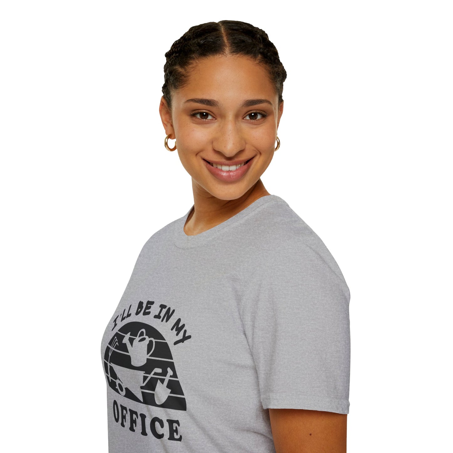 Garden Office T-Shirt — "I'll Be In My Office" Plant & Watering Can Tee