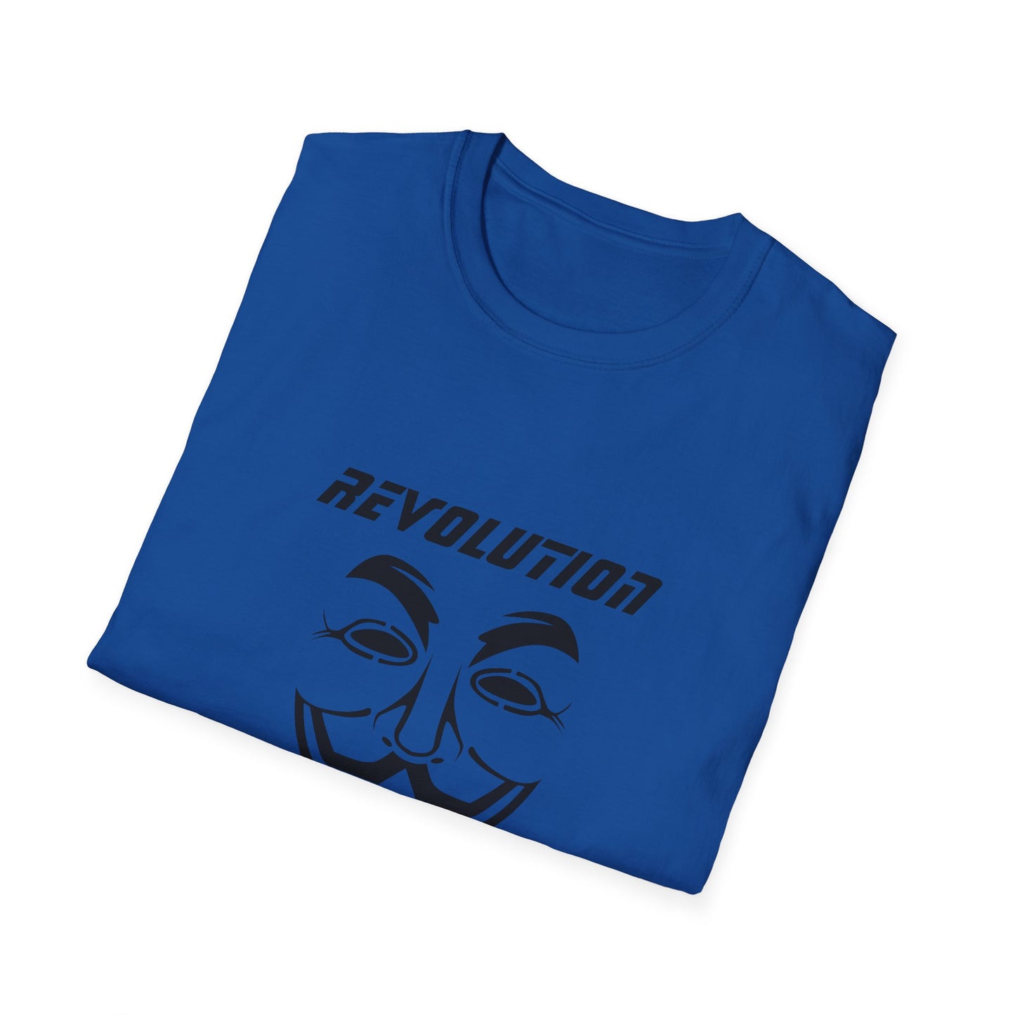 Revolution Is Coming T-Shirt — Guy Fawkes Mask Protest Tee