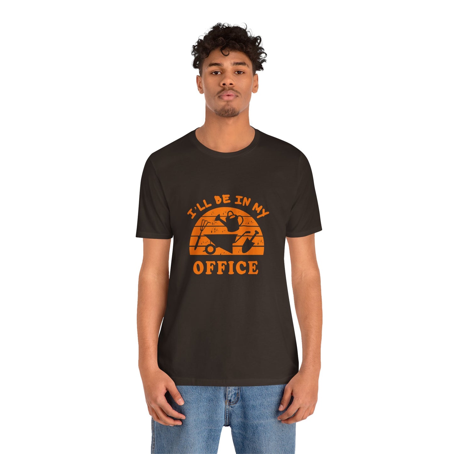 I'll Be In My Office T-Shirt — Gardening Watering Can Graphic Tee