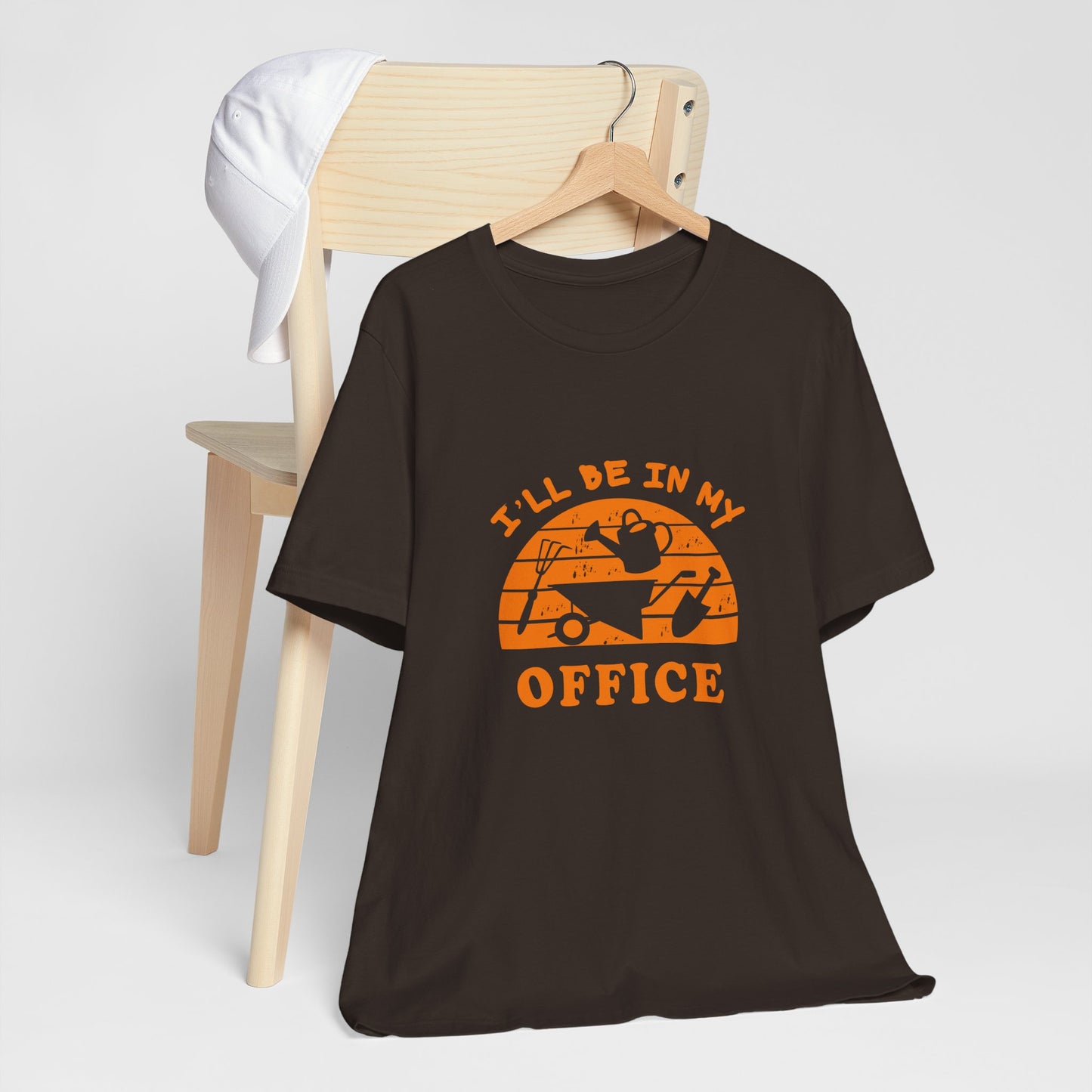 I'll Be In My Office T-Shirt — Gardening Watering Can Graphic Tee