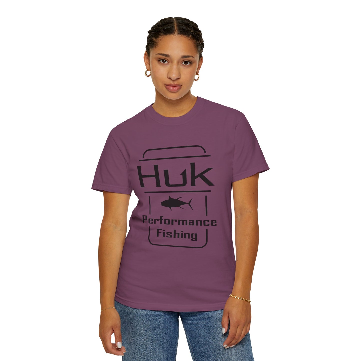 HUK Fishing Performance T-Shirt — "Huk Performance Fishing" Graphic Tee