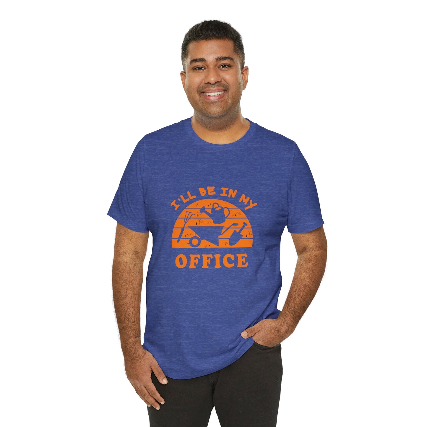 I'll Be In My Office T-Shirt — Gardening Watering Can Graphic Tee