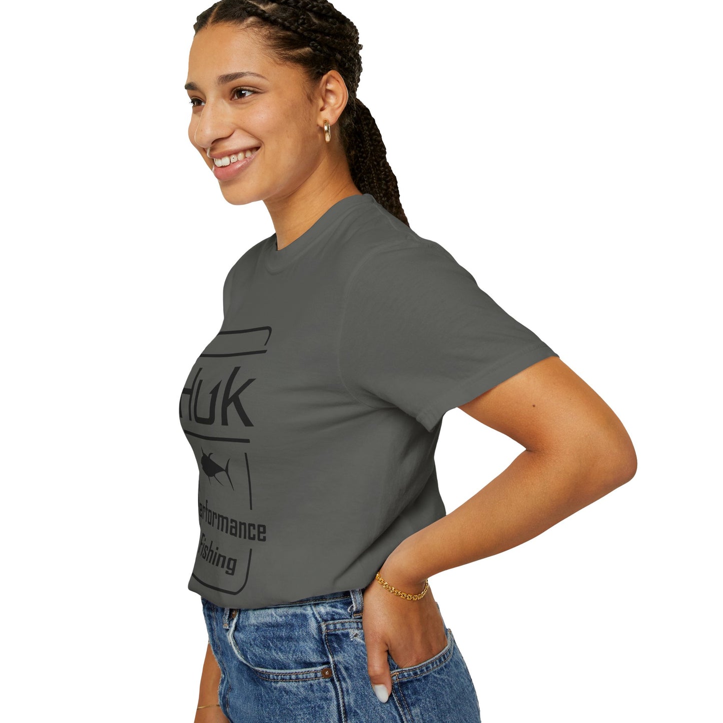 HUK Fishing Performance T-Shirt — "Huk Performance Fishing" Graphic Tee