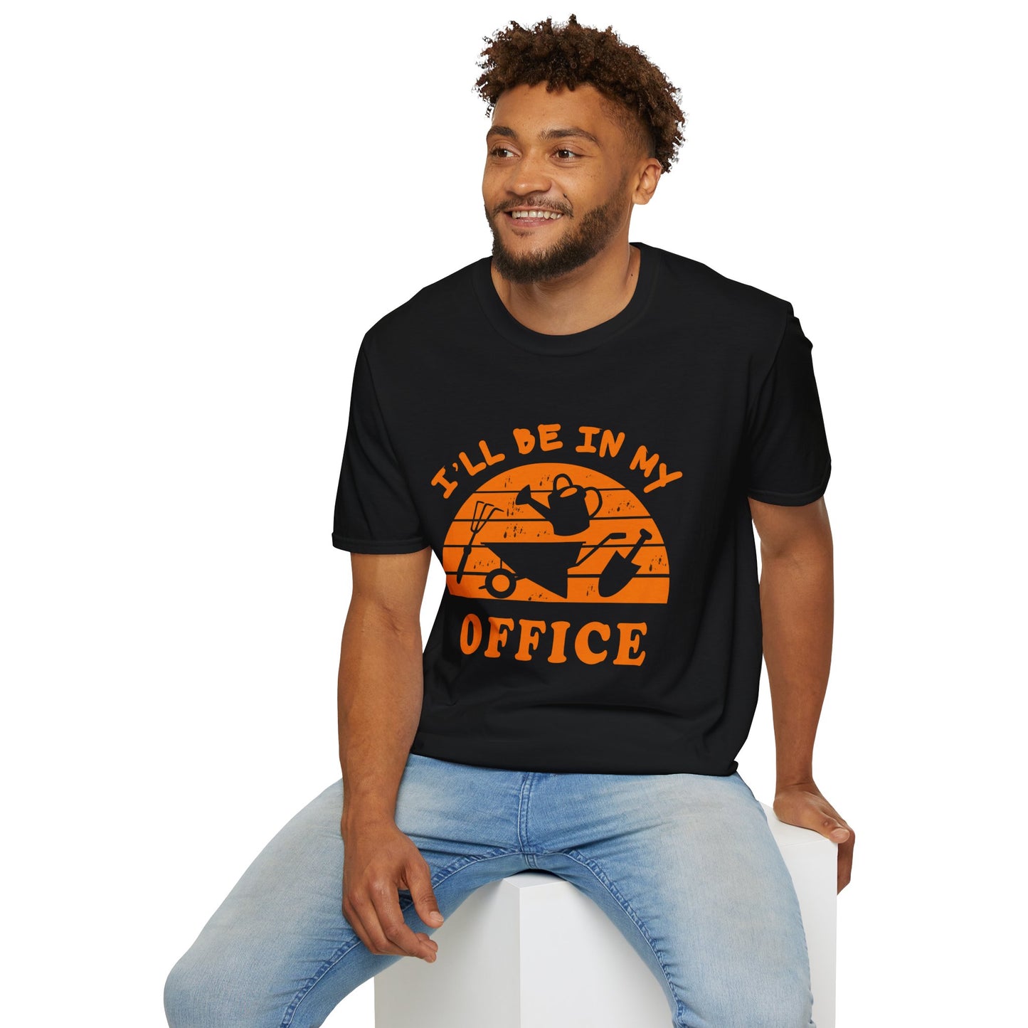 I'll Be In My Office T-Shirt — Funny Gardening Tee with Watering Can