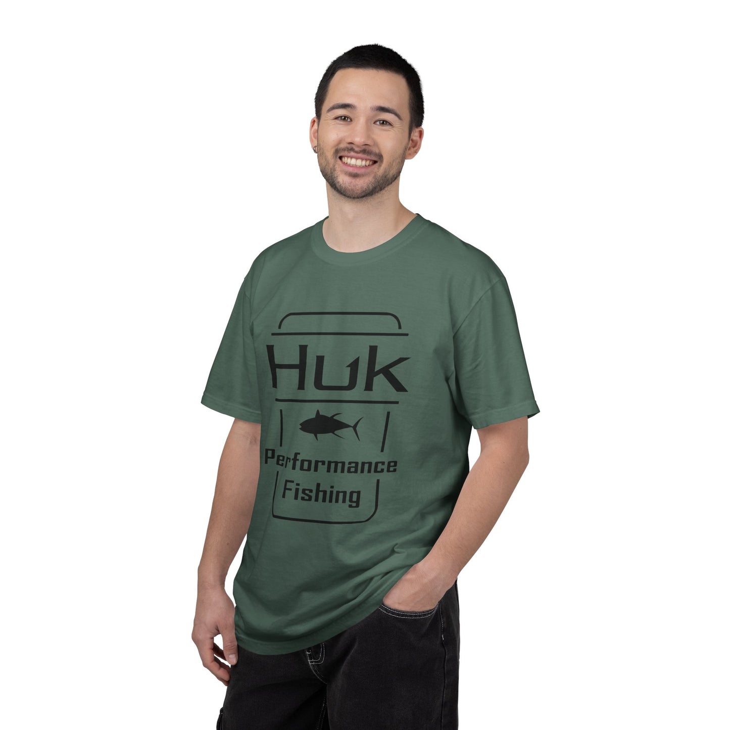HUK Fishing Performance T-Shirt — "Huk Performance Fishing" Graphic Tee