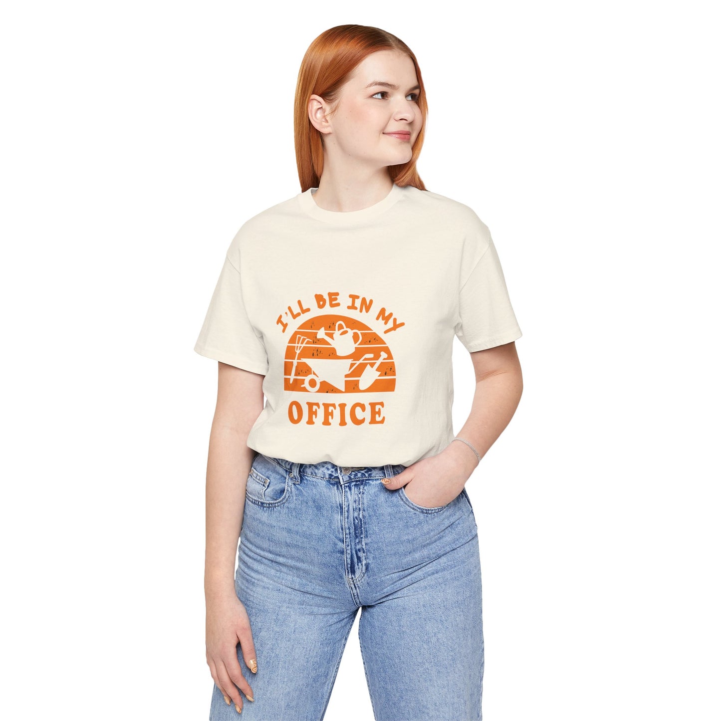 I'll Be In My Office T-Shirt — Gardening Watering Can Graphic Tee