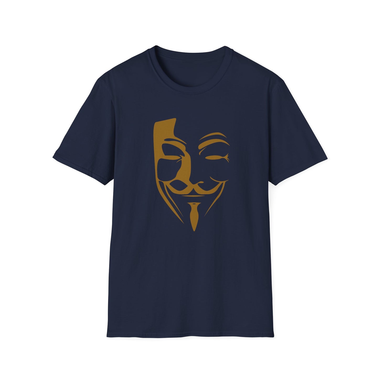 Guy Fawkes Mask T-Shirt — Anonymous/V for Vendetta Inspired Graphic Tee