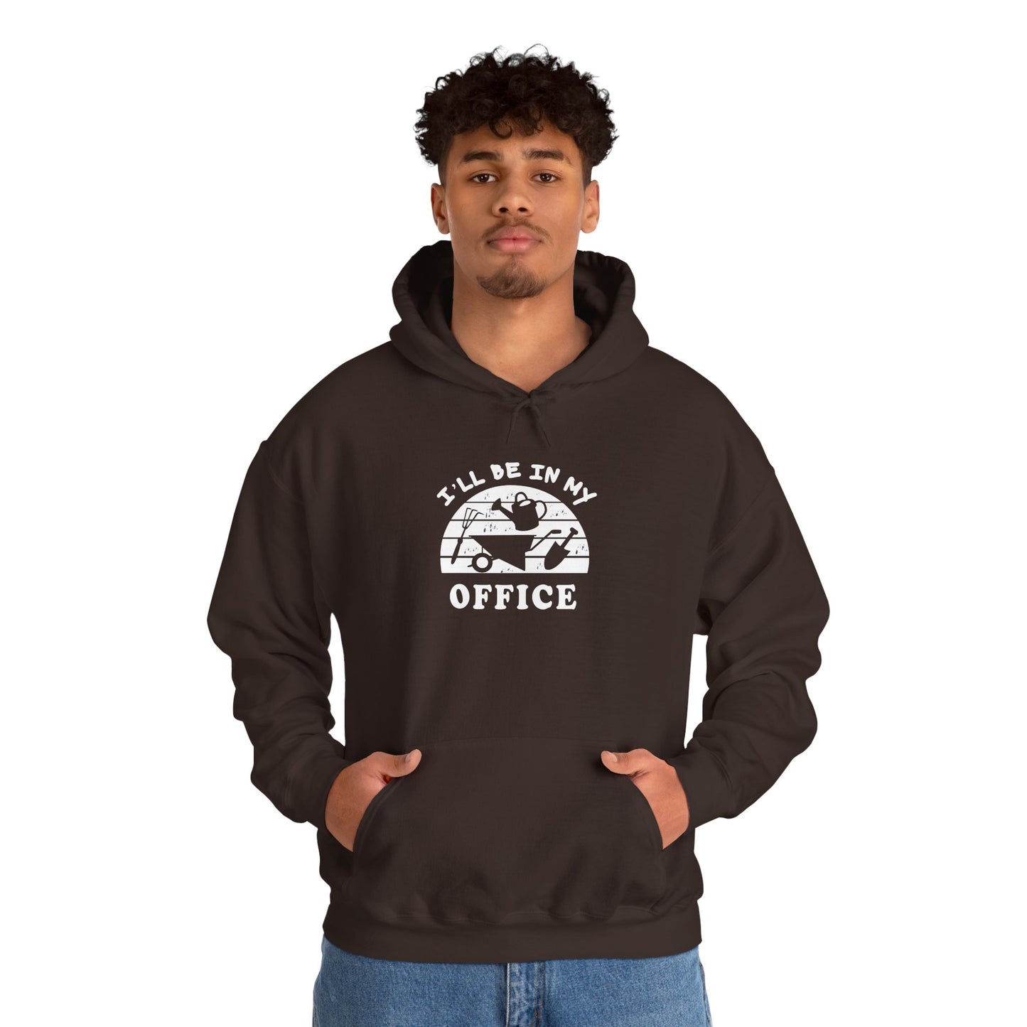 Hoodie — “I’ll Be In My Office” Cat Van Graphic Hoodie