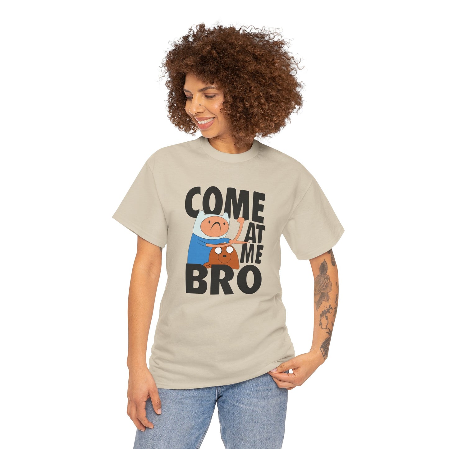 Come At Me Bro T‑Shirt — Funny Cartoon Bros Graphic Tee