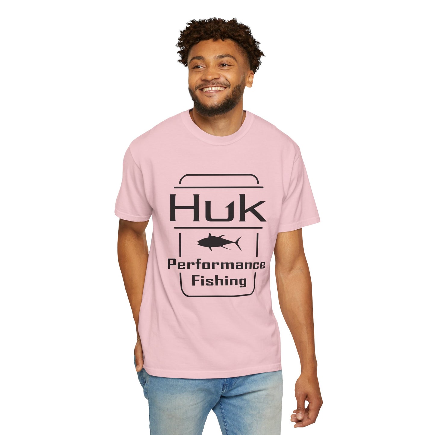 HUK Fishing Performance T-Shirt — "Huk Performance Fishing" Graphic Tee