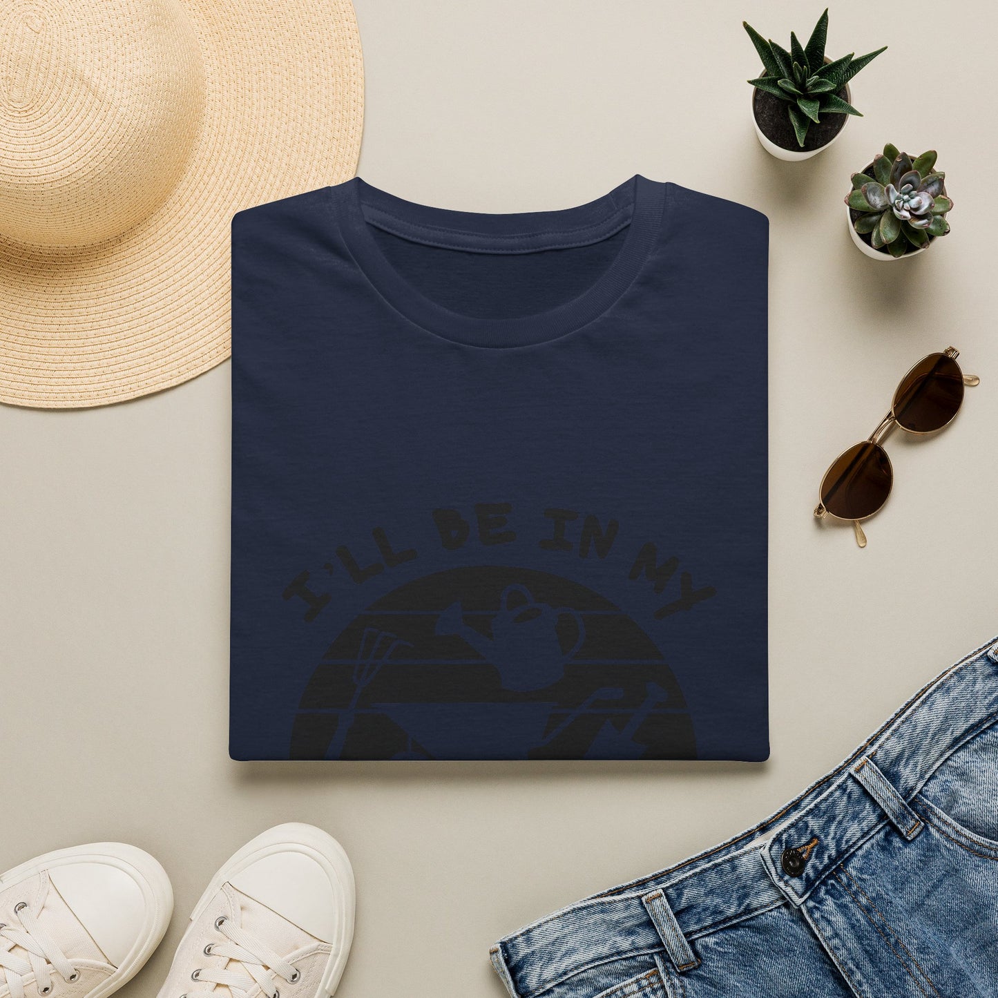 Garden Office T-Shirt — "I'll Be In My Office" Plant & Watering Can Tee