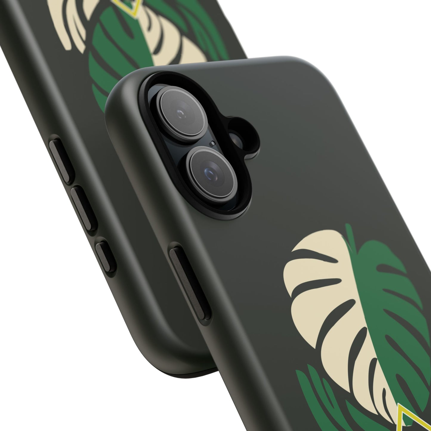 Phone Case — 'Droid Addict' Tropical Monstera Protective Case