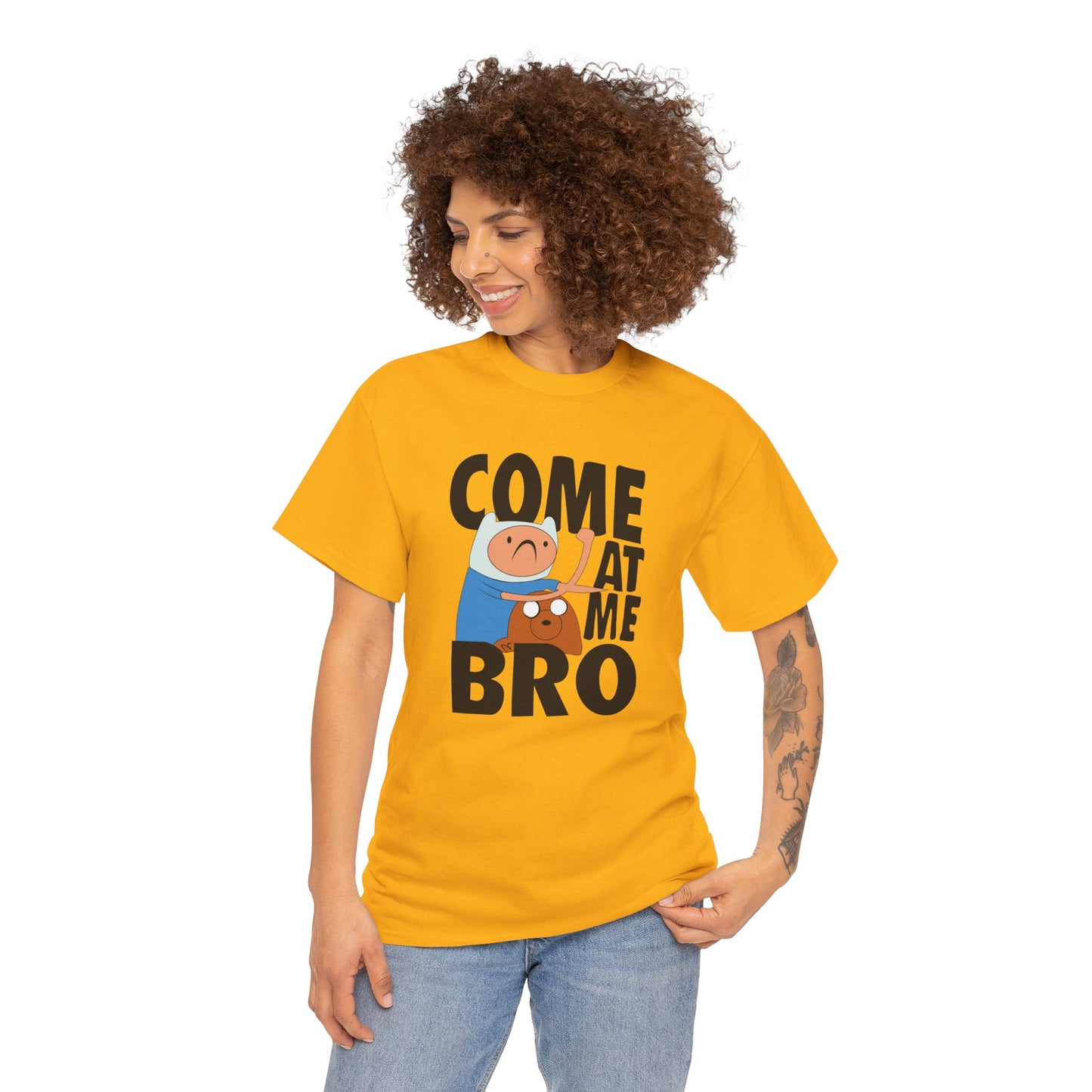 Come At Me Bro T‑Shirt — Funny Cartoon Bros Graphic Tee