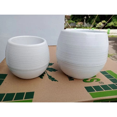 18 cm thick cheap plastic oval pot / cute pot // Vienna pot artificial decorative flower pot
