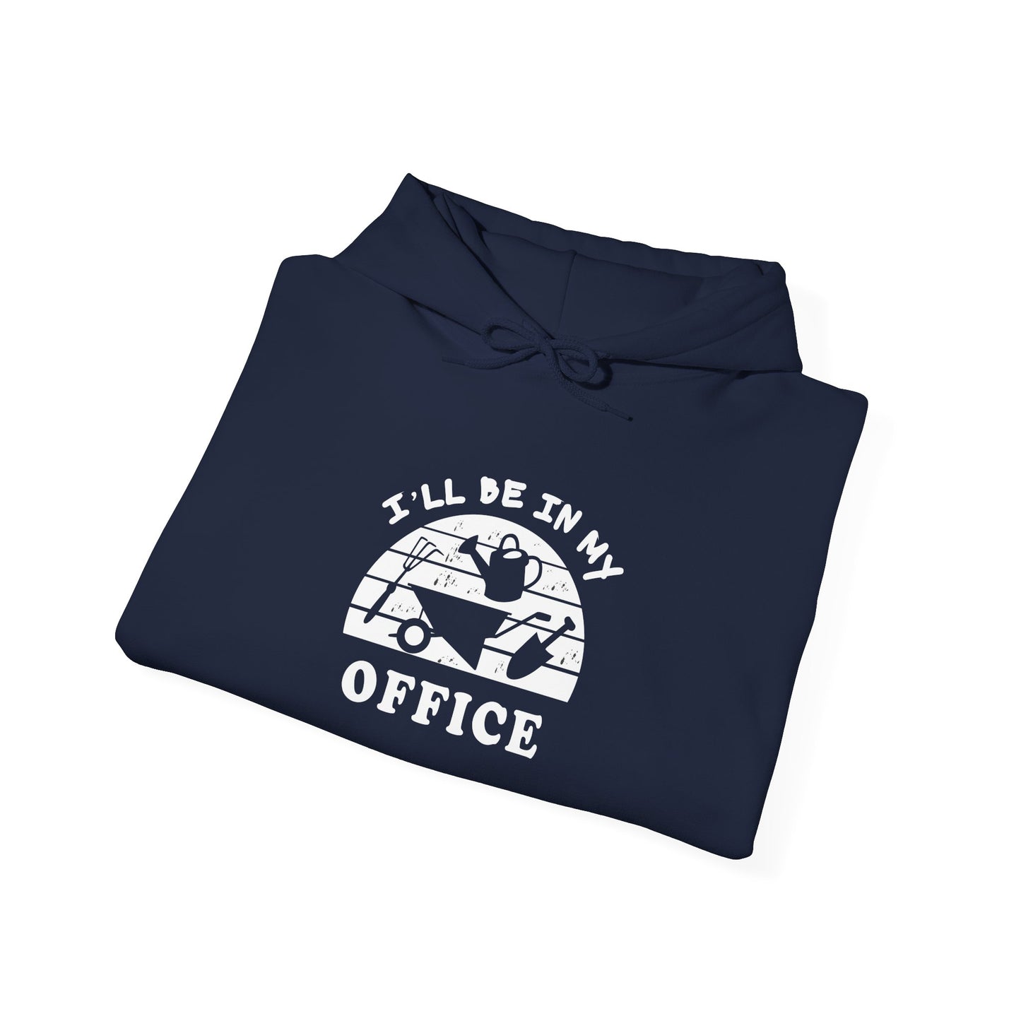 Hoodie — “I’ll Be In My Office” Cat Van Graphic Hoodie