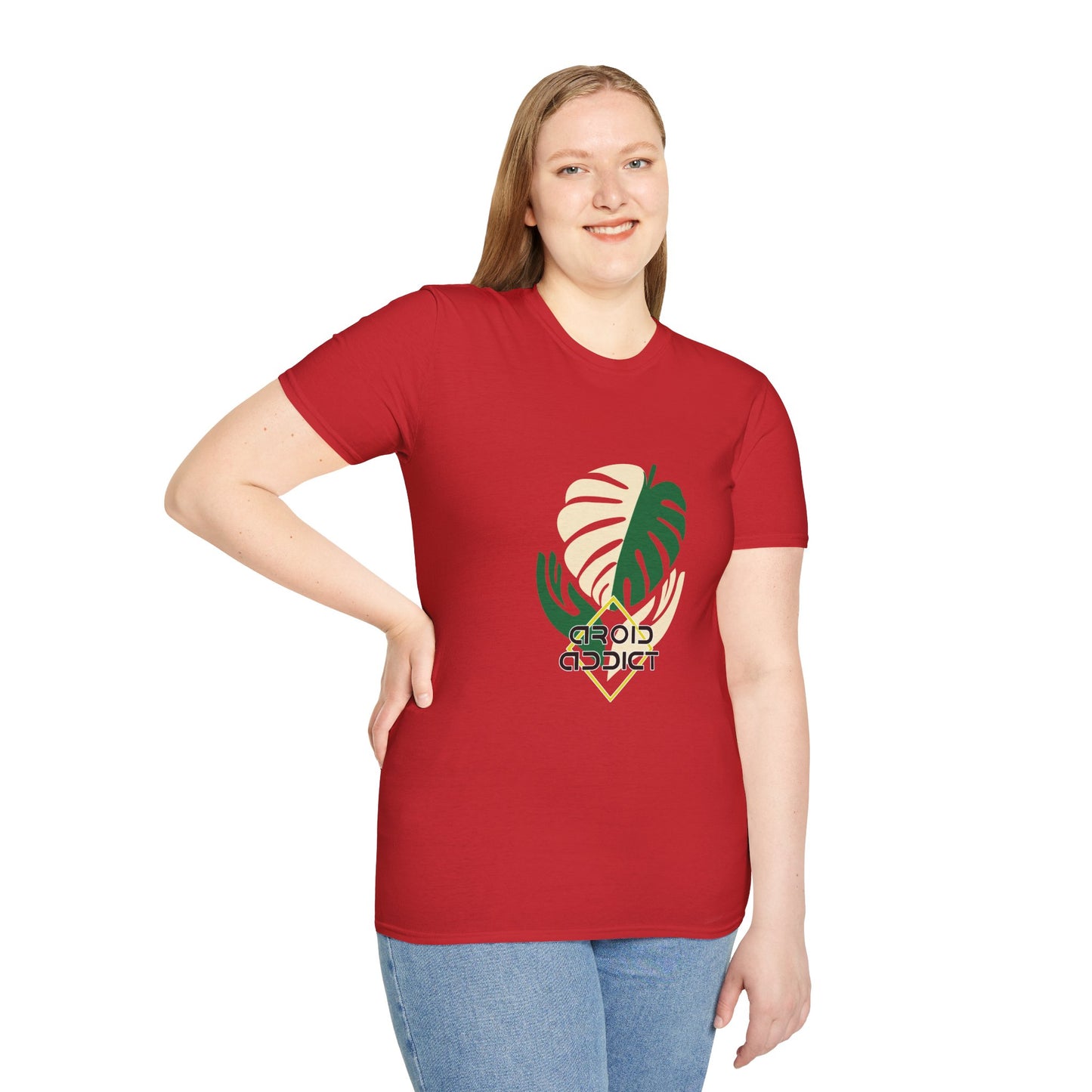 Monstera Leaf Tee - Aroid Addict — Tropical Plant Lover T-Shirt