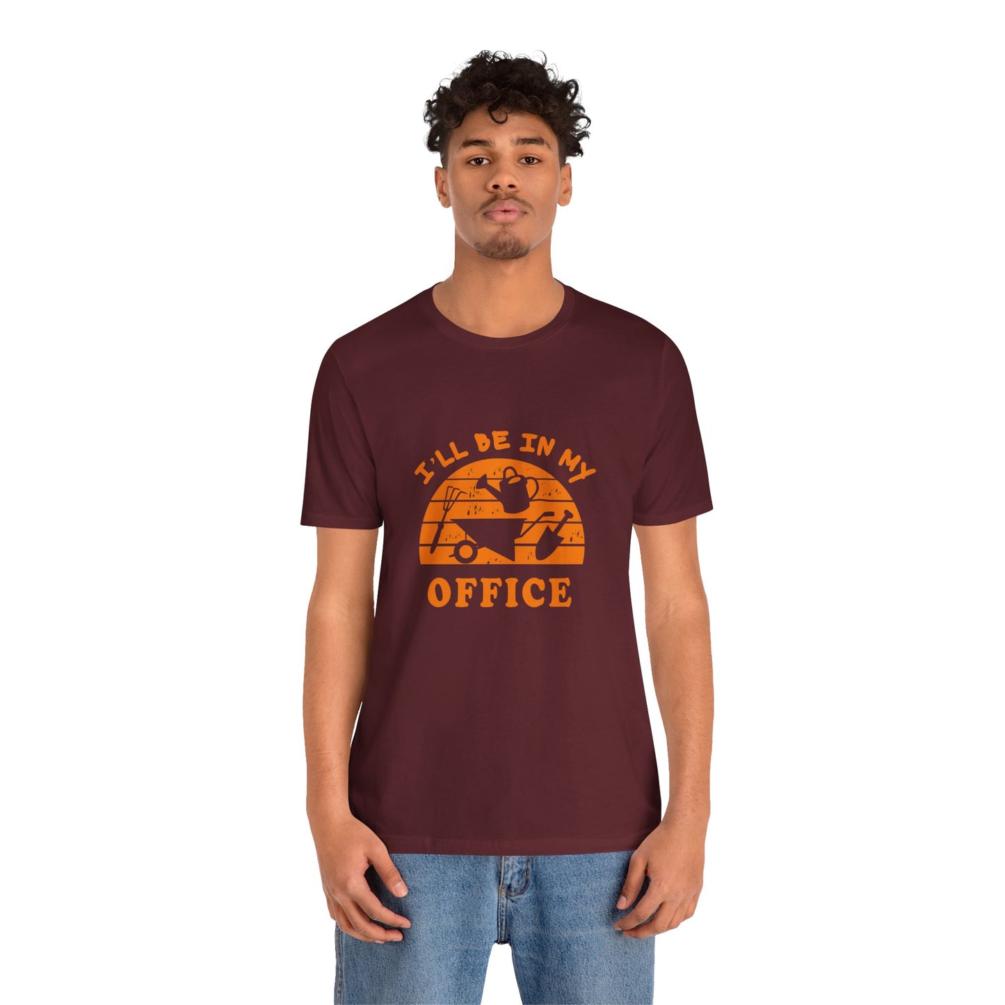 I'll Be In My Office T-Shirt — Gardening Watering Can Graphic Tee