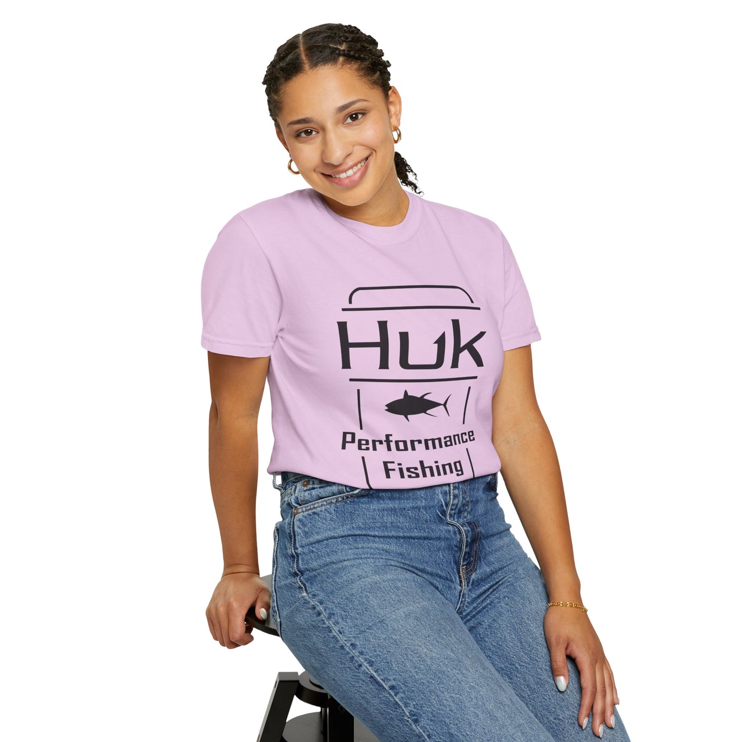 HUK Fishing Performance T-Shirt — "Huk Performance Fishing" Graphic Tee