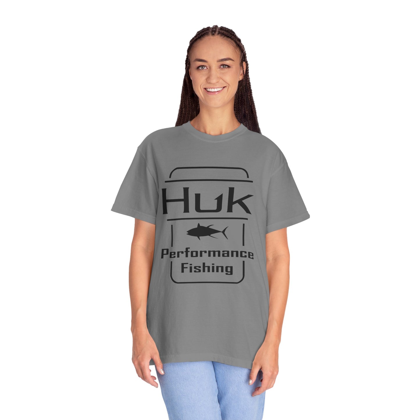 HUK Fishing Performance T-Shirt — "Huk Performance Fishing" Graphic Tee