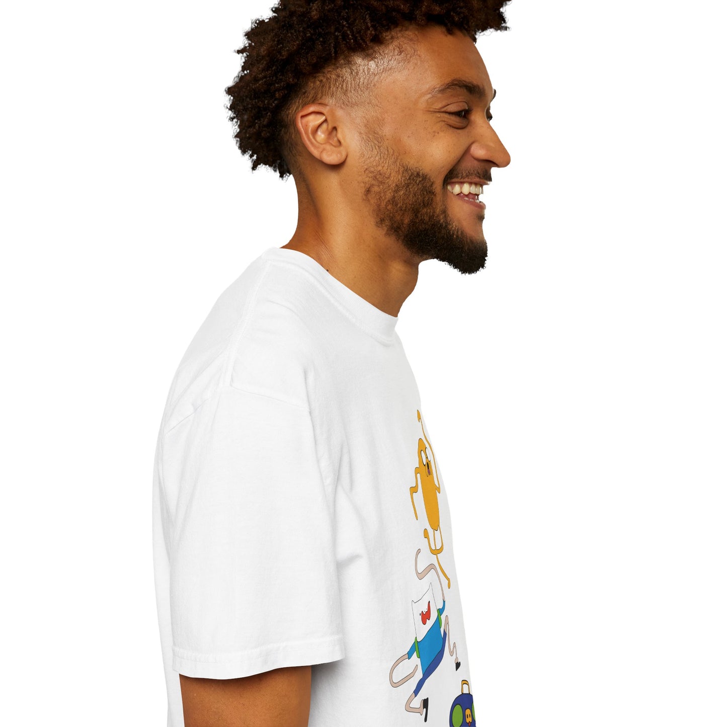 Adventure Time Dance Party T-Shirt — Jake & Radio Cartoon Tee