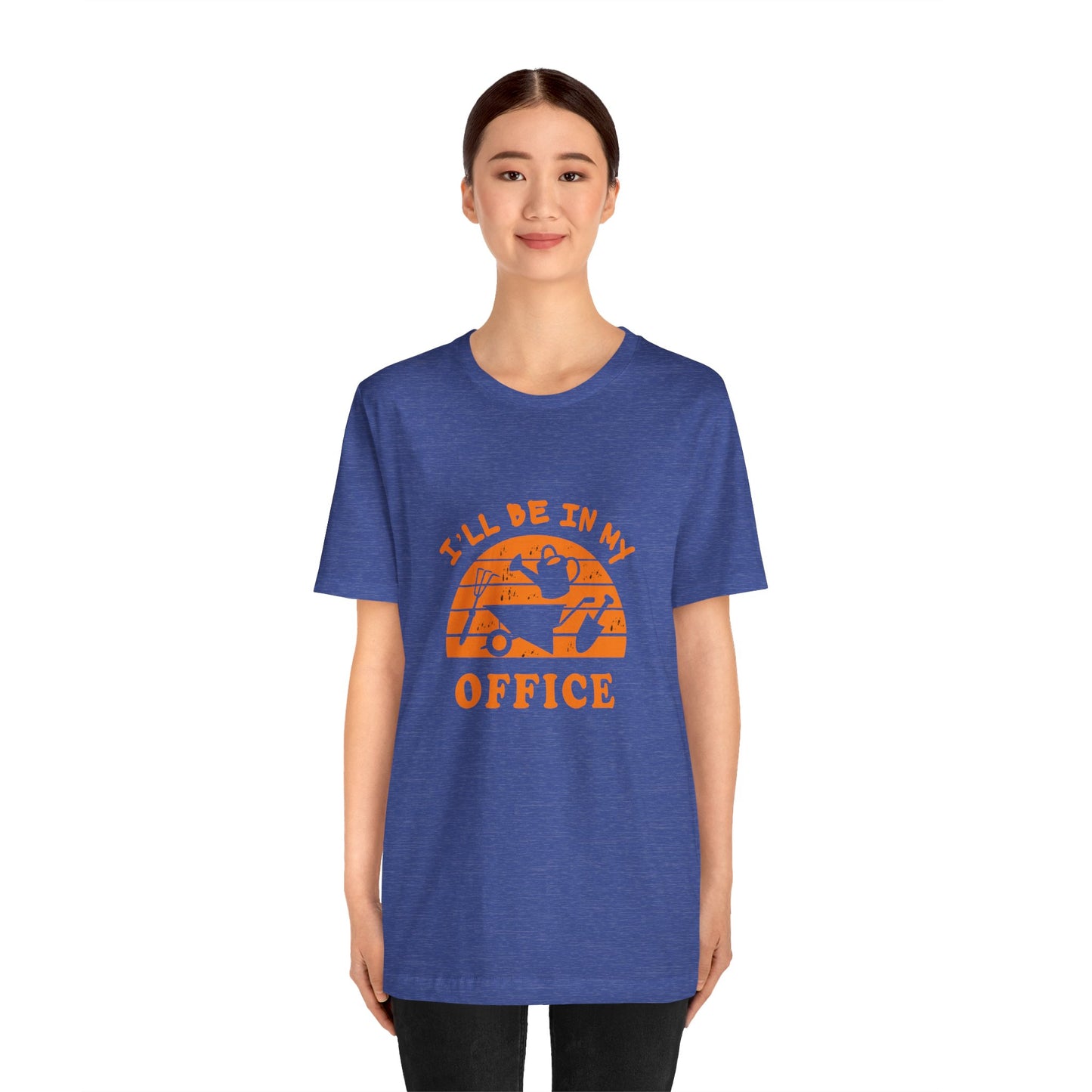 I'll Be In My Office T-Shirt — Gardening Watering Can Graphic Tee
