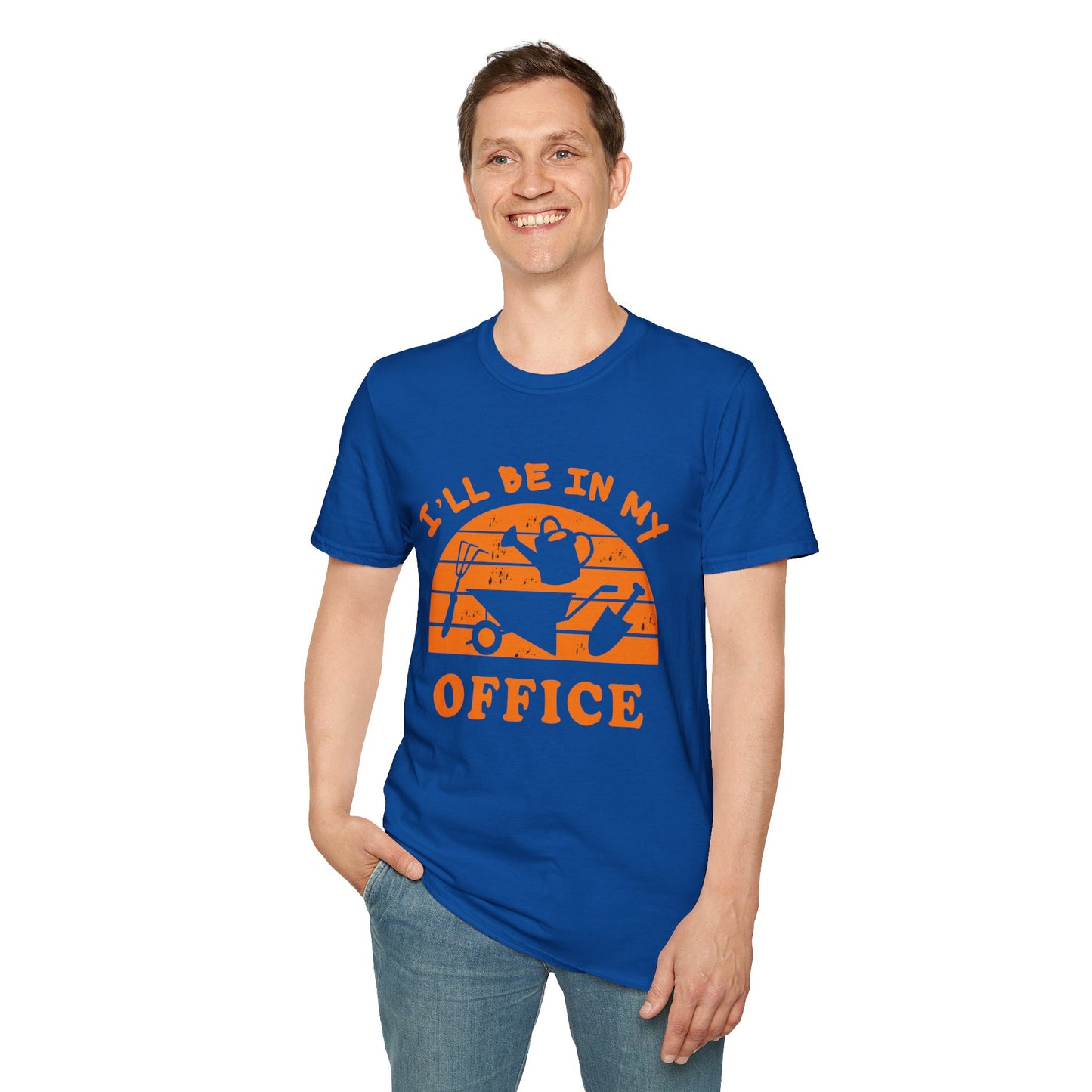 I'll Be In My Office T-Shirt — Funny Gardening Tee with Watering Can