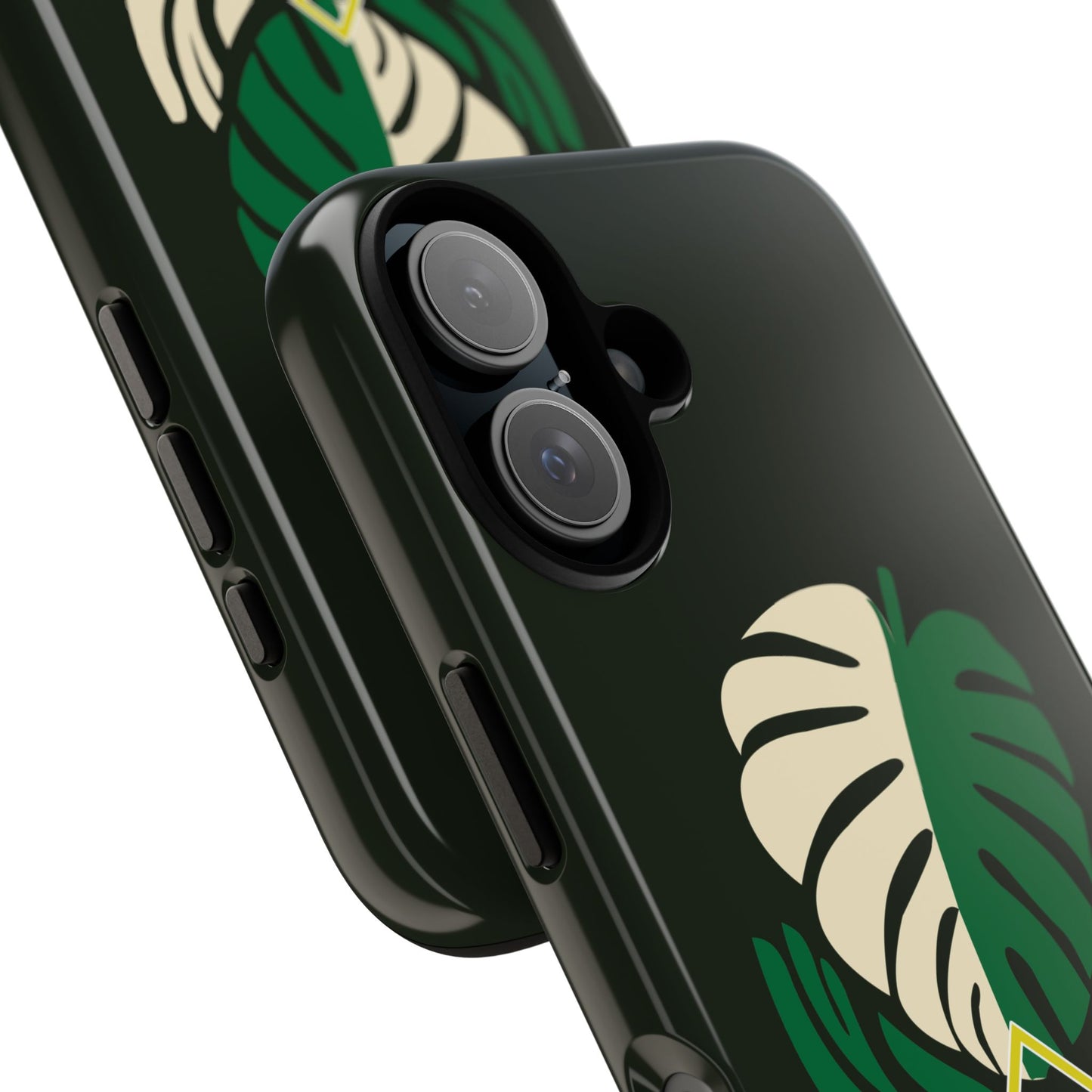 Phone Case — 'Droid Addict' Tropical Monstera Protective Case