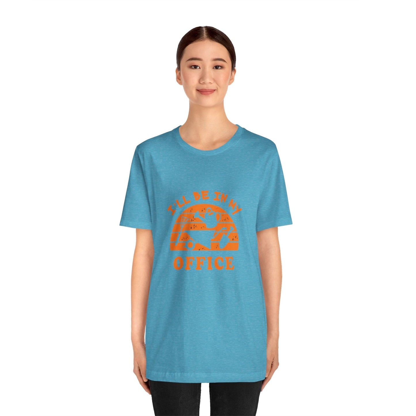 I'll Be In My Office T-Shirt — Gardening Watering Can Graphic Tee