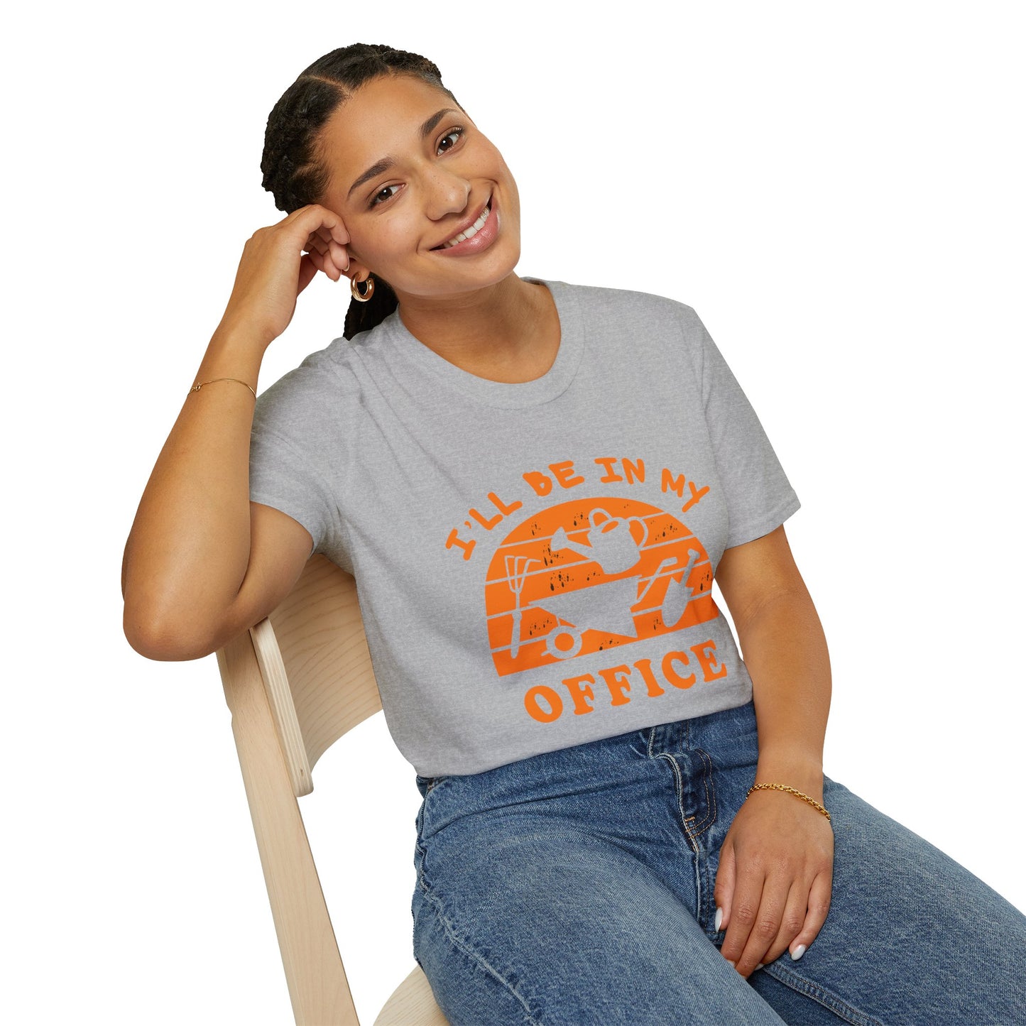 I'll Be In My Office T-Shirt — Funny Gardening Tee with Watering Can