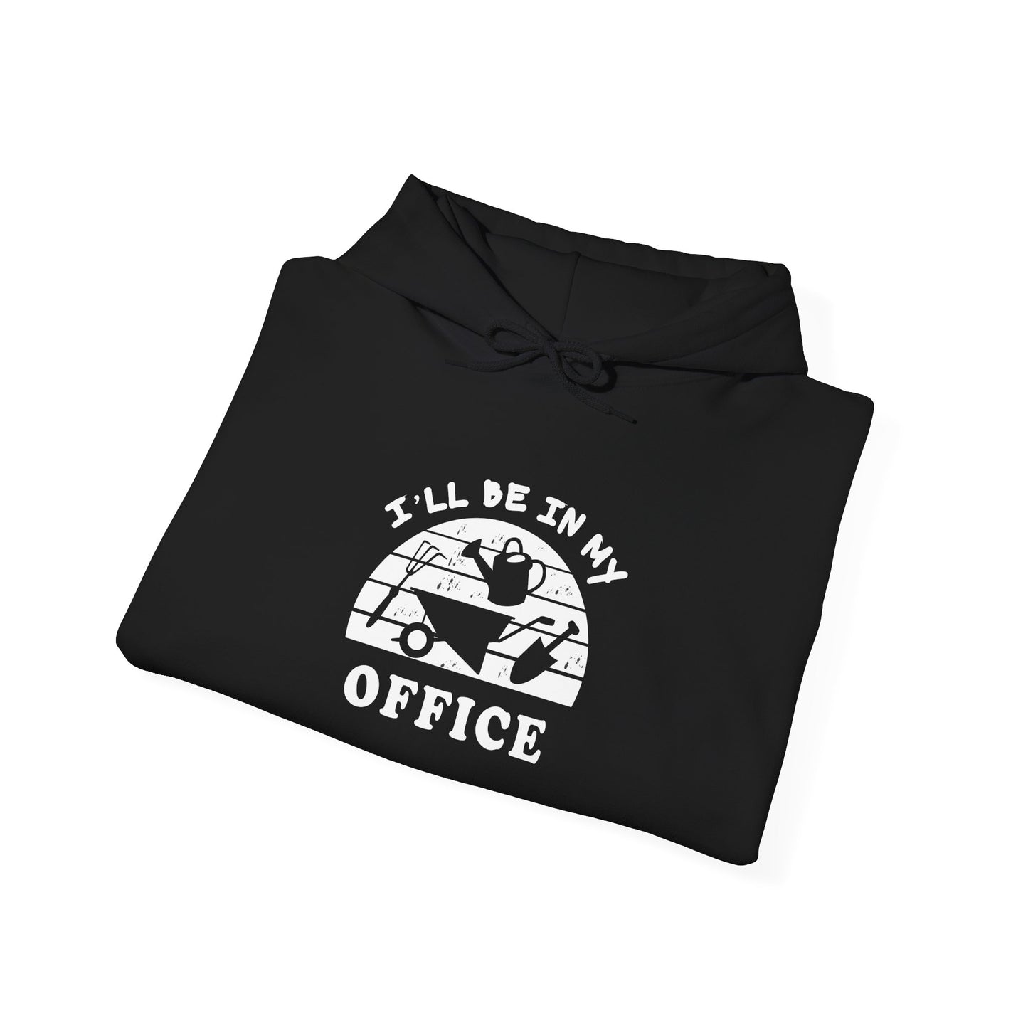Hoodie — “I’ll Be In My Office” Cat Van Graphic Hoodie