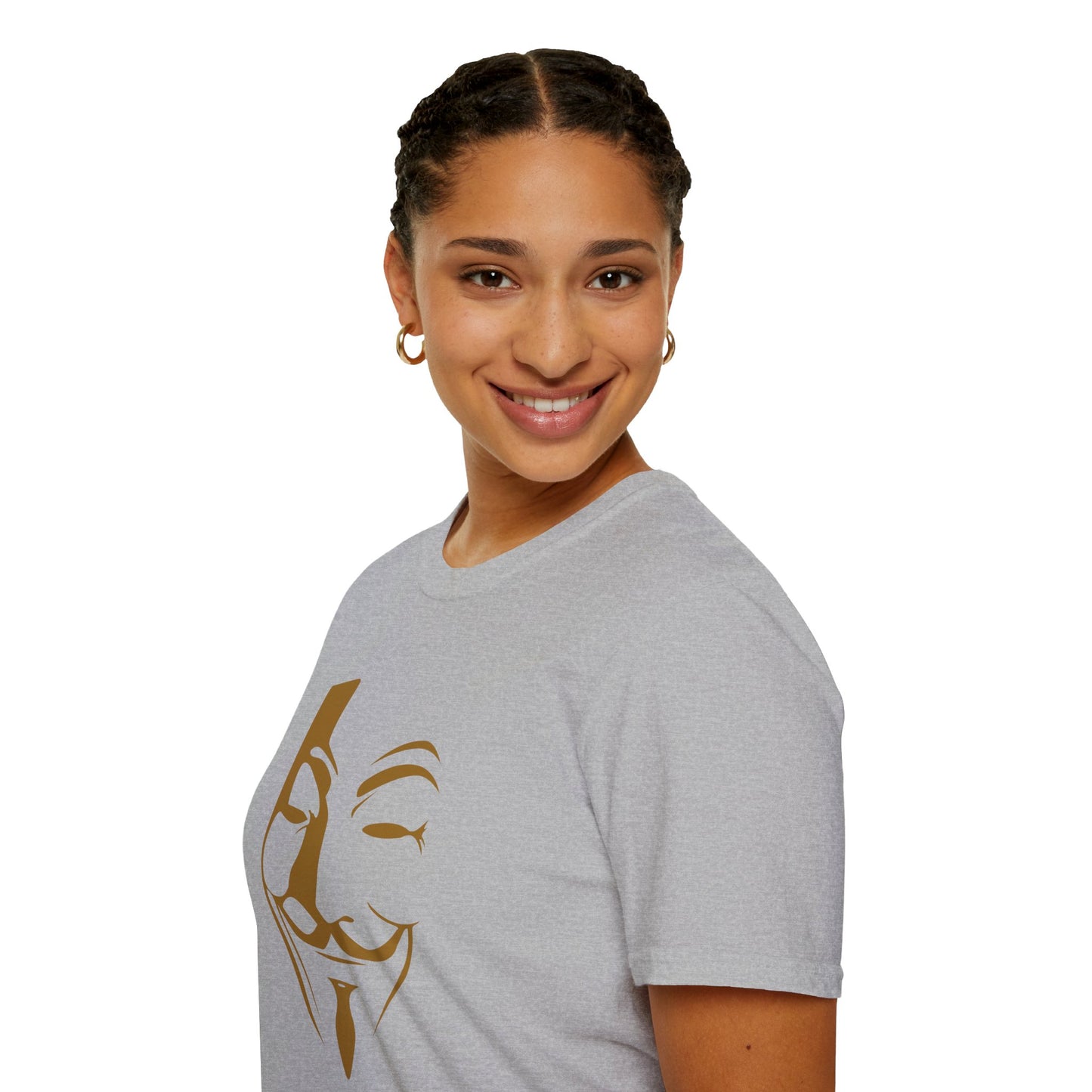 Guy Fawkes Mask T-Shirt — Anonymous/V for Vendetta Inspired Graphic Tee