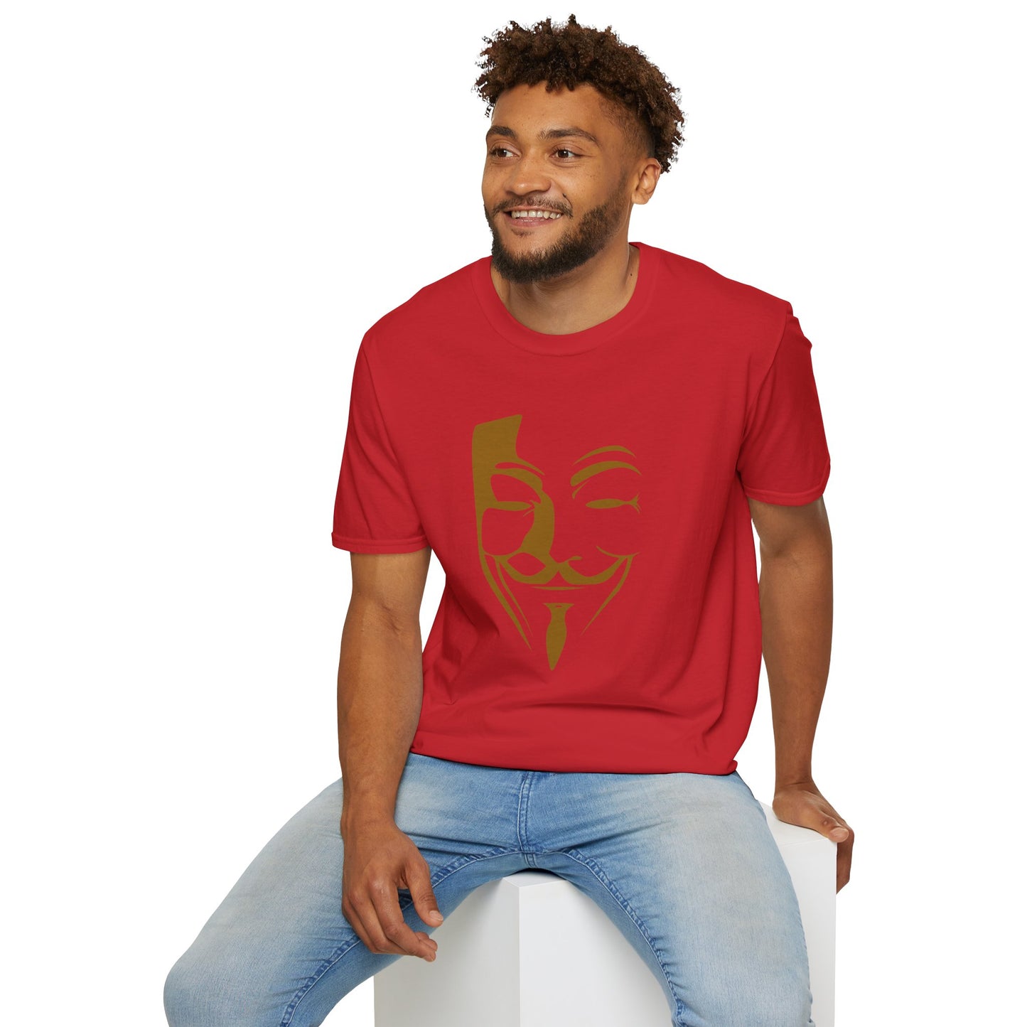 Guy Fawkes Mask T-Shirt — Anonymous/V for Vendetta Inspired Graphic Tee