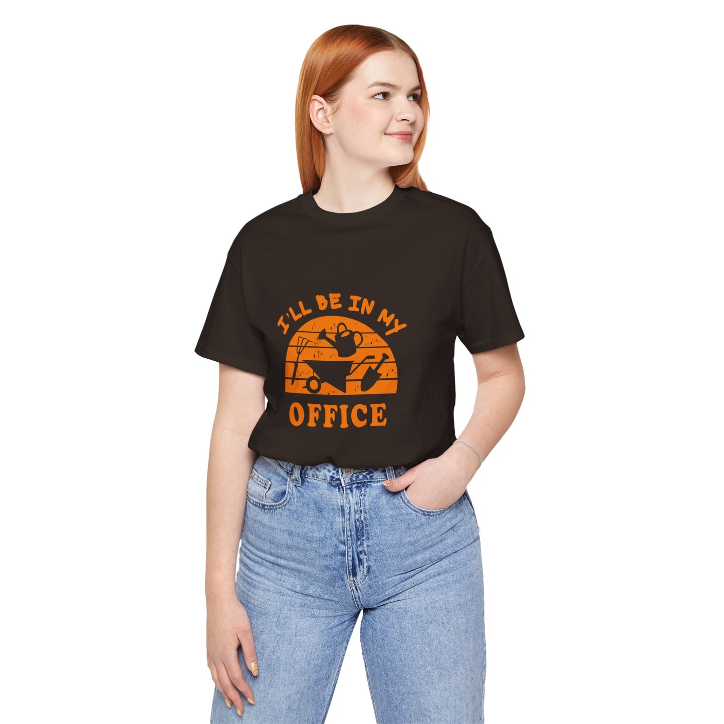 I'll Be In My Office T-Shirt — Gardening Watering Can Graphic Tee