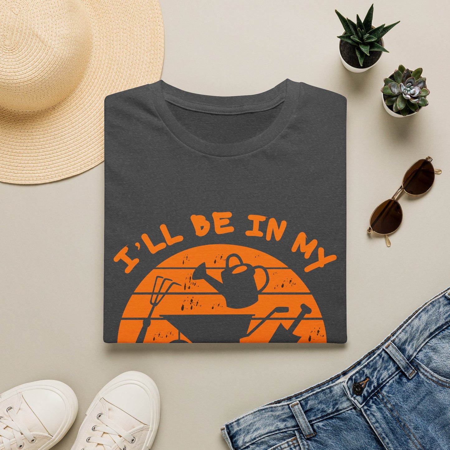 I'll Be In My Office T-Shirt — Funny Gardening Tee with Watering Can