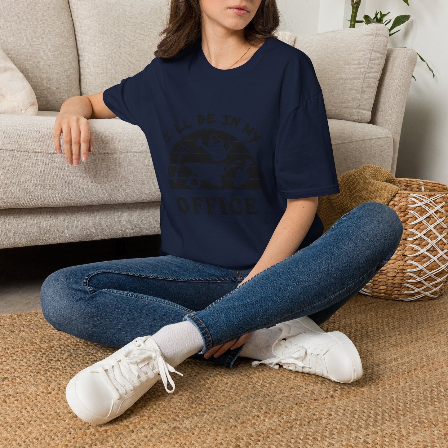 Garden Office T-Shirt — "I'll Be In My Office" Plant & Watering Can Tee