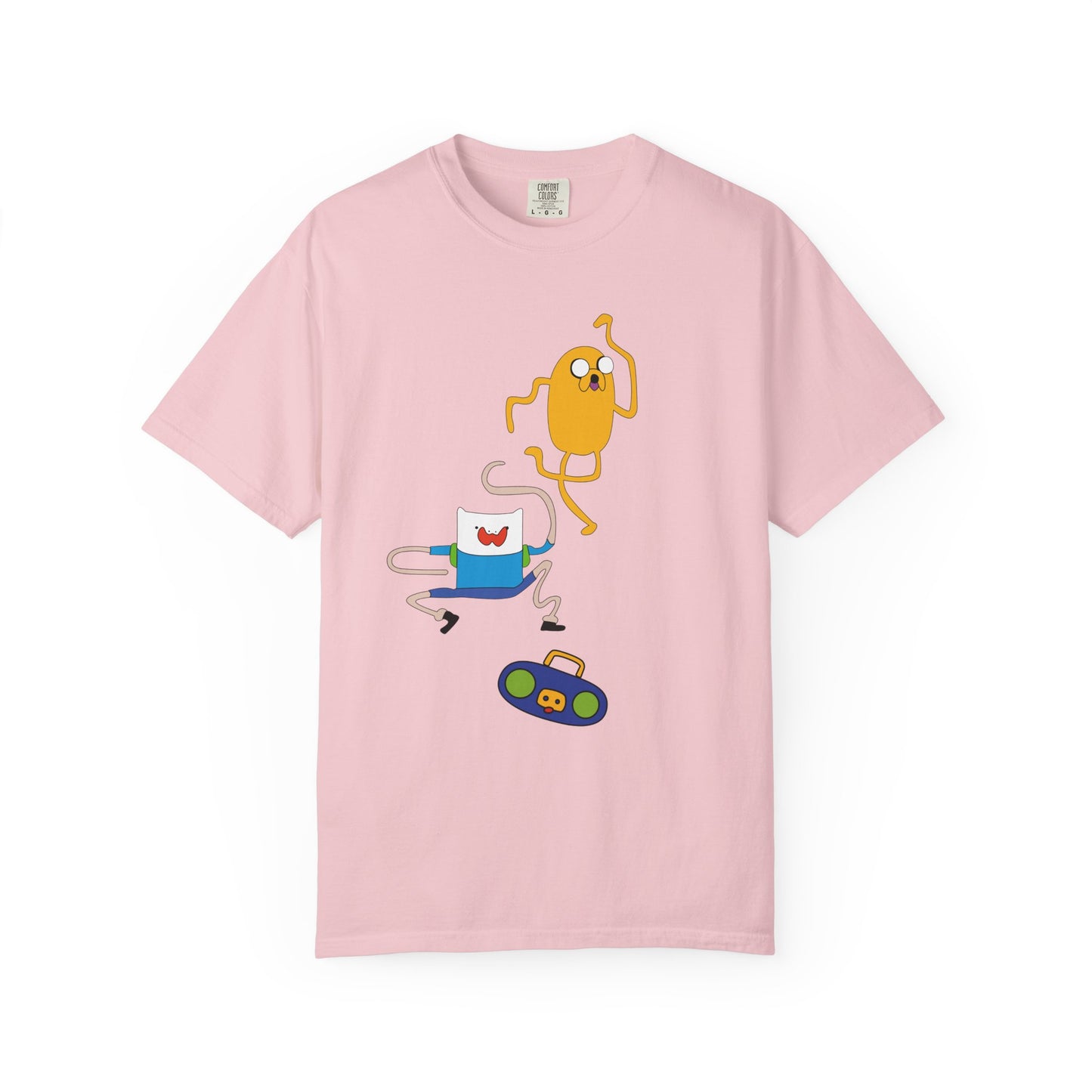 Adventure Time Dance Party T-Shirt — Jake & Radio Cartoon Tee