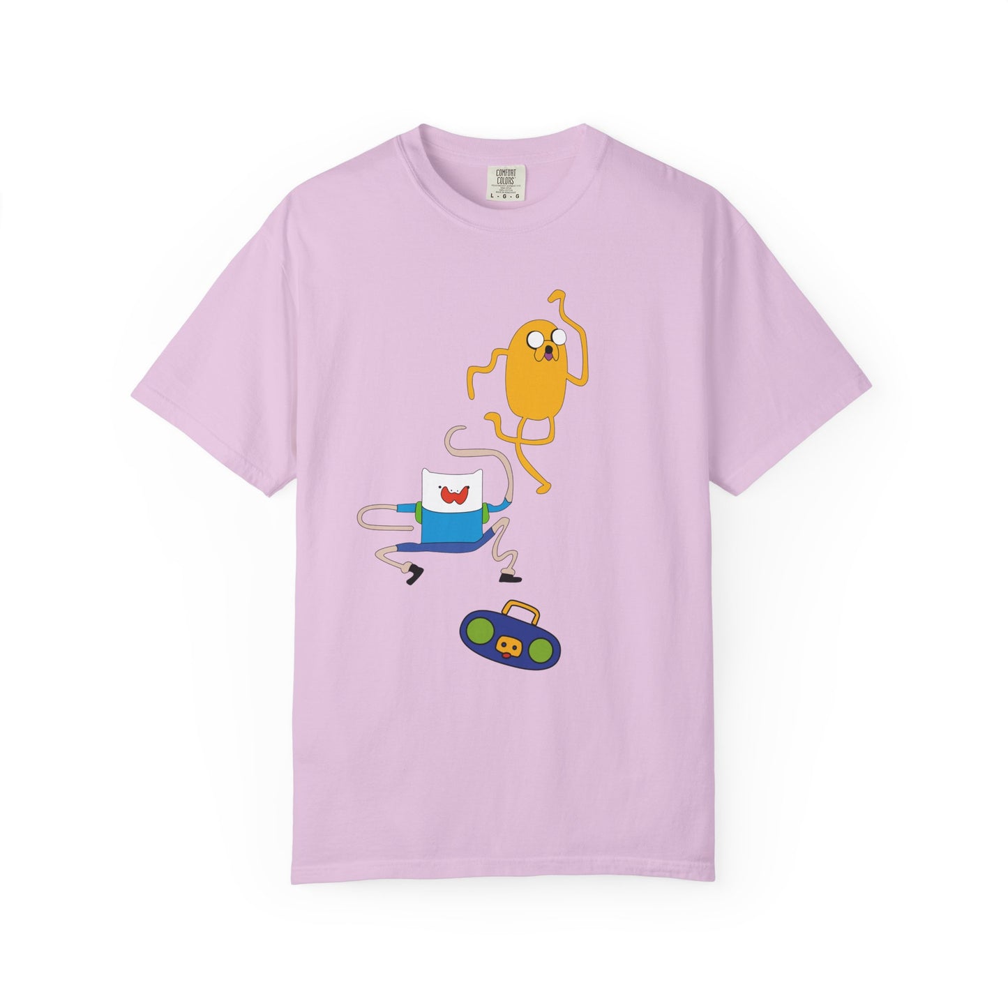 Adventure Time Dance Party T-Shirt — Jake & Radio Cartoon Tee