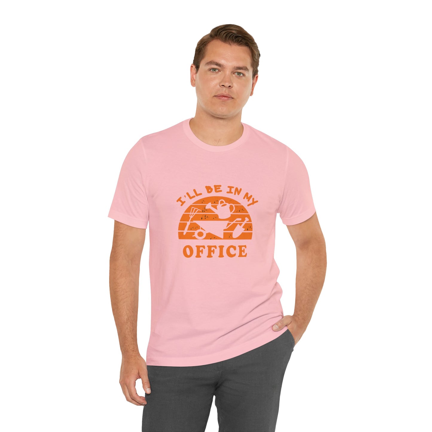 I'll Be In My Office T-Shirt — Gardening Watering Can Graphic Tee