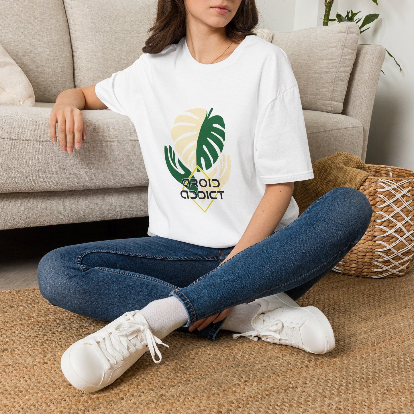 Monstera Leaf Tee - Aroid Addict — Tropical Plant Lover T-Shirt